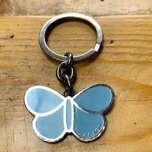 Coach Butterfly Keychain